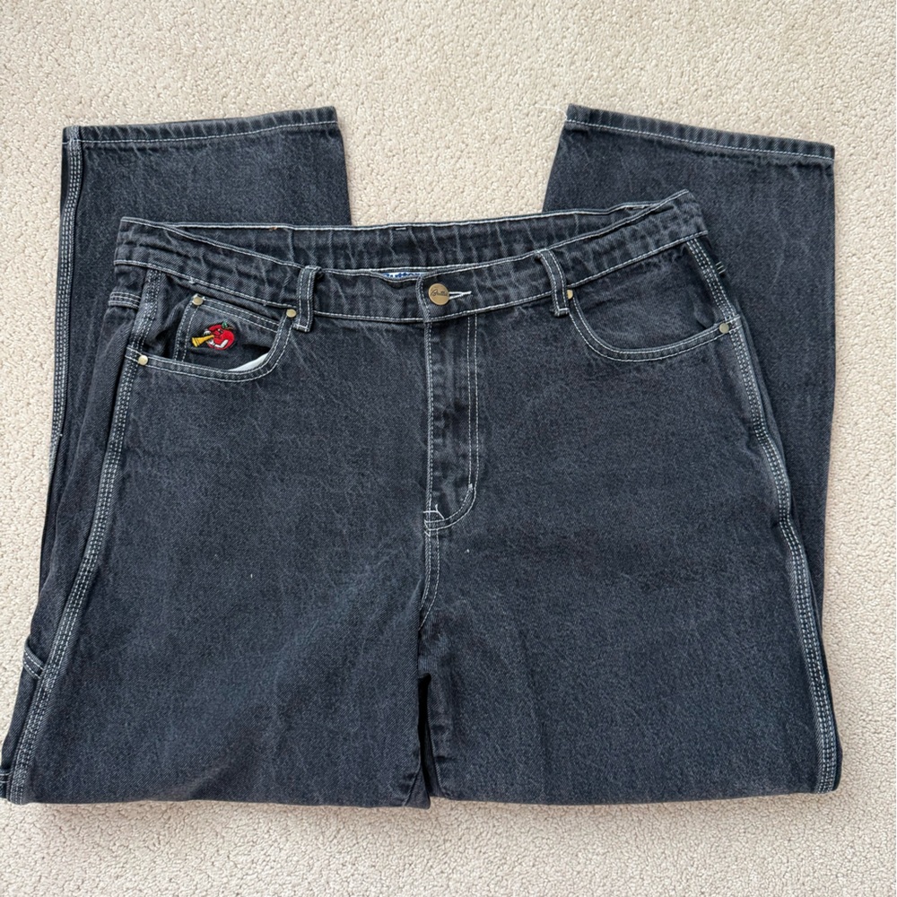 Butter Worldwide black straight leg jeans